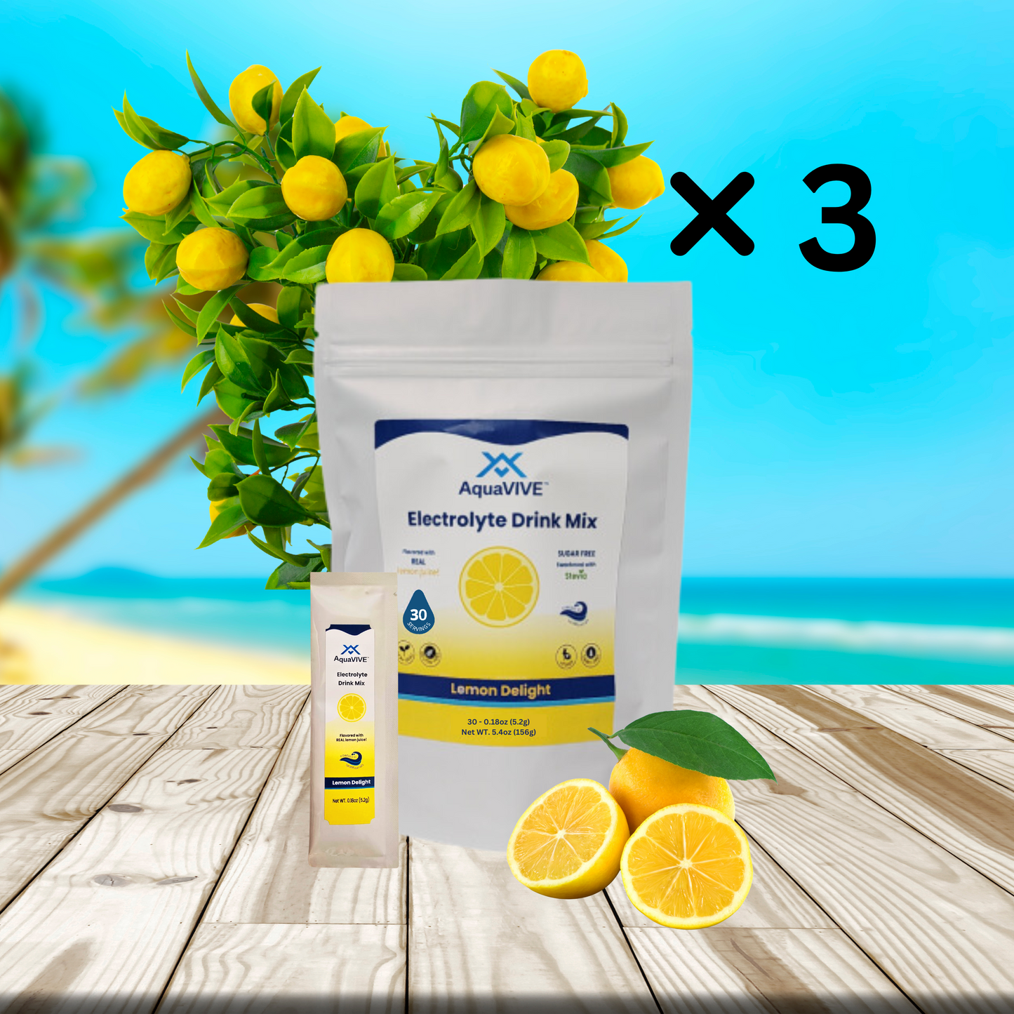 Electrolyte Drink Mix, Lemon Delight