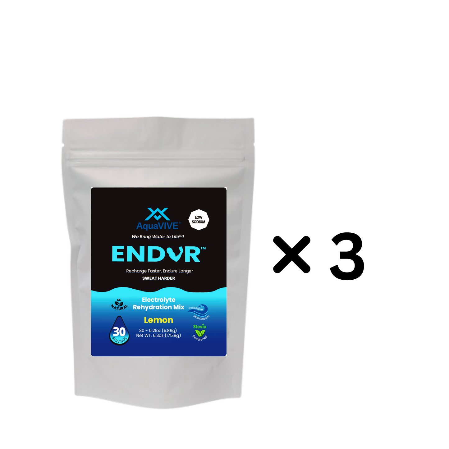 ENDUR Electrolyte Rehydration Mix, Lemon