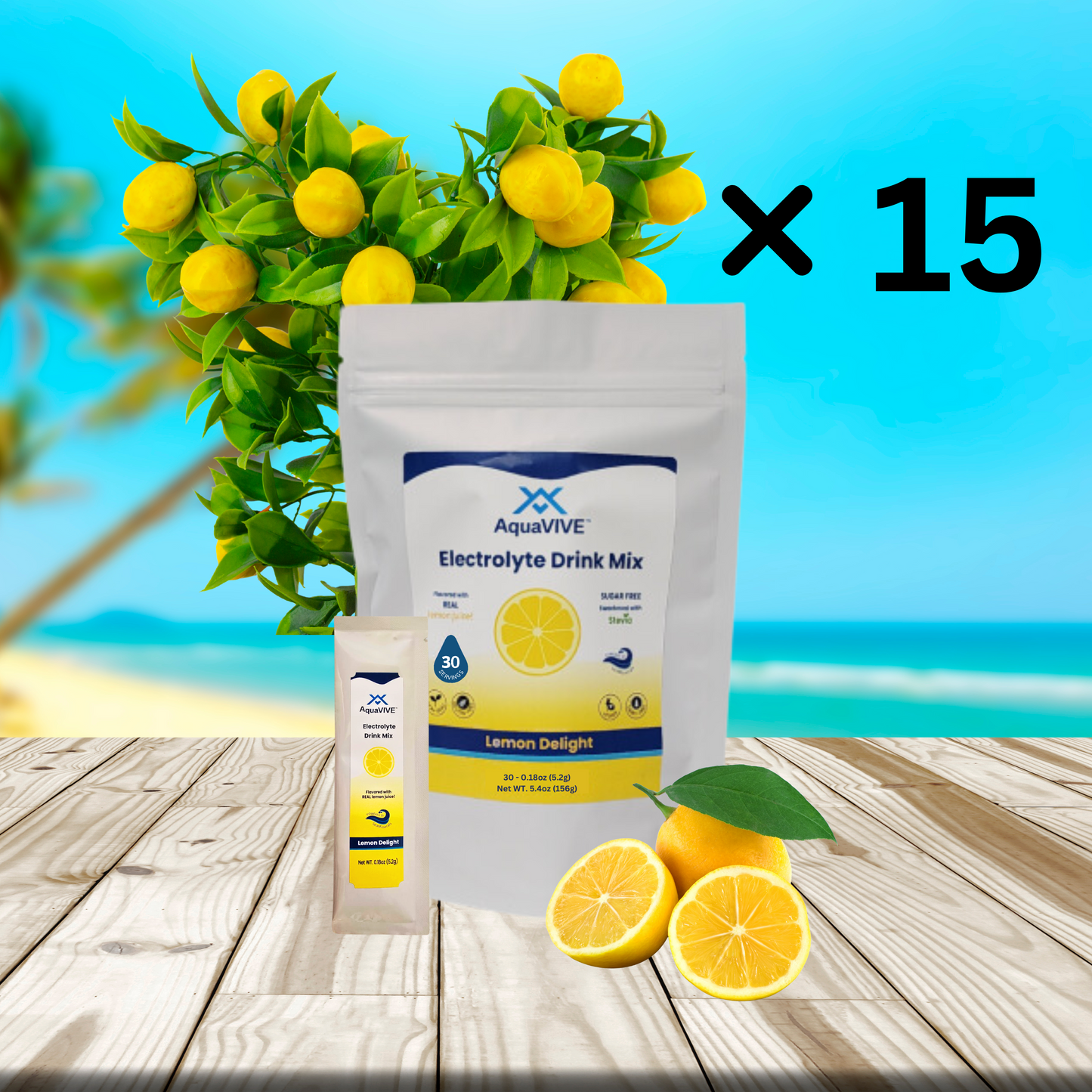 Electrolyte Drink Mix, Lemon Delight